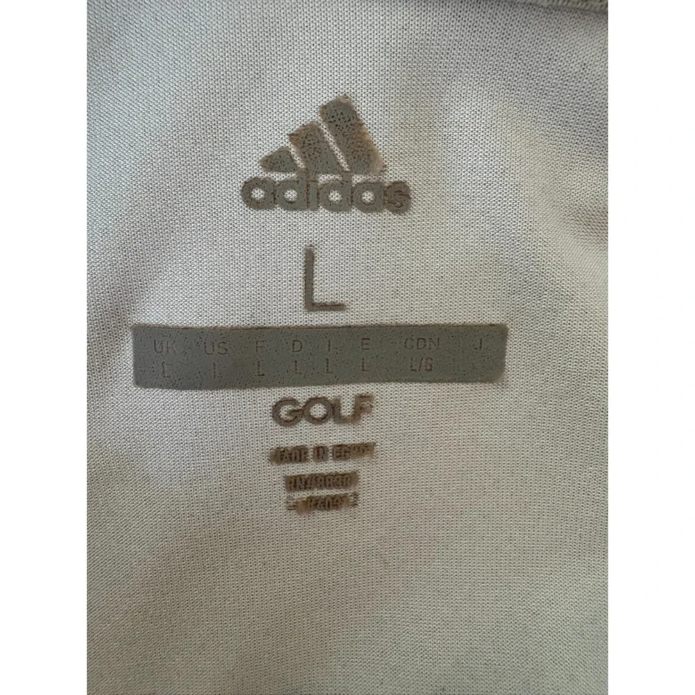 Adidas Mens Gray Short‎ Sleeve Classic Look Size L